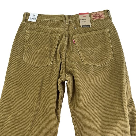 Levis Pants Men’s 31x30 Tan Low Pro Corduroy Mid Rise Straight Pants Irregular - Picture 7 of 9